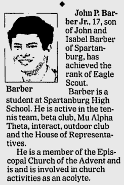 Spartanburg Herald Journal, 10 October 2004, page B7