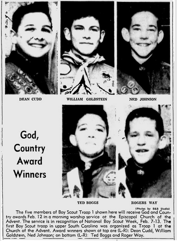 Spartanburg Herald, 5 February 1961, page 10